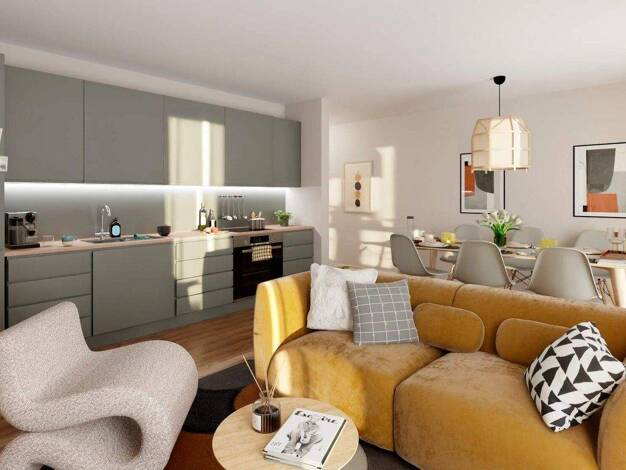 Wohnung zum Kauf - Neubau provisionsfrei 439.900 € 3 Zimmer 74,7 m² 1. Geschoss frei ab 01.12.2026 Dörpsring 2 Hasloh 25474