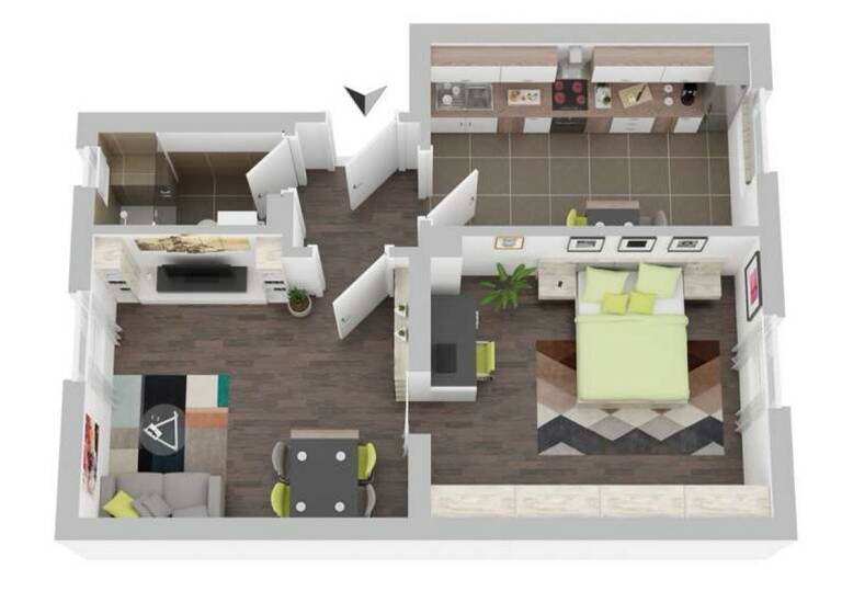 Wohnung zur Miete 500 € 2,5 Zimmer 45 m² Geschoss 2/2 frei ab 01.06.2026 Am Schewenkamp 52 a Welper Hattingen 45527