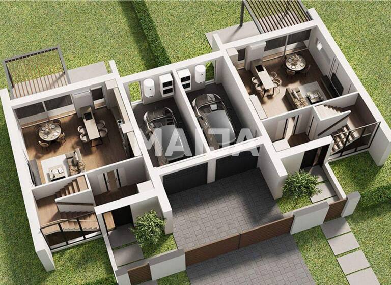 Doppelhaushälfte zum Kauf 865.260 € 5 Zimmer 140 m² 540 m² Grundstück Rodostó utca 5 Budapest 1028