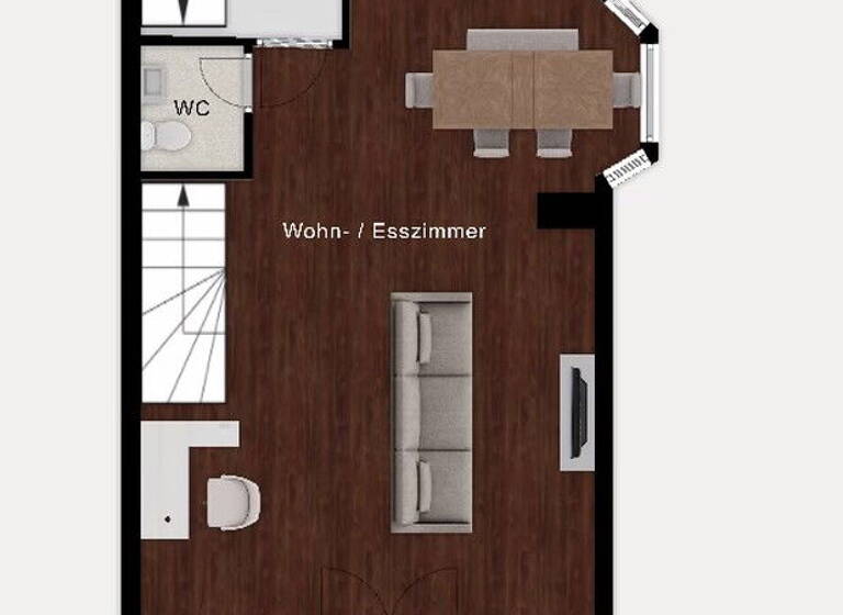 Wohnung zur Miete 900 € 2 Zimmer 82 m²<br/>Wohnfläche EG<br/>Geschoss Rheinhausen Rheinhausen 68794
