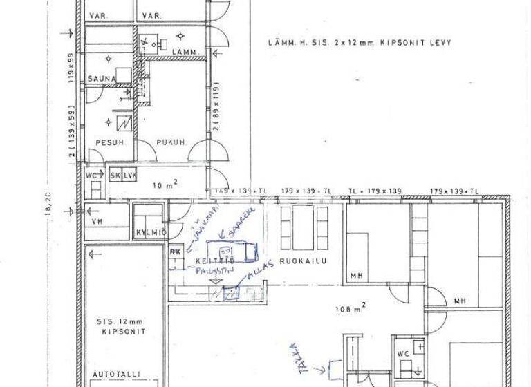 Einfamilienhaus zum Kauf 119.000 € 4 Zimmer 118 m² 1.178 m² Grundstück Mahlasaarentie 1 Keminmaa 94400