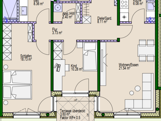 Wohnung zur Miete - Erstbezug 914 € 3 Zimmer 85,2 m² EG frei ab 01.07.2026 Amberger Strasse 85 b Kümmersbruck 92245