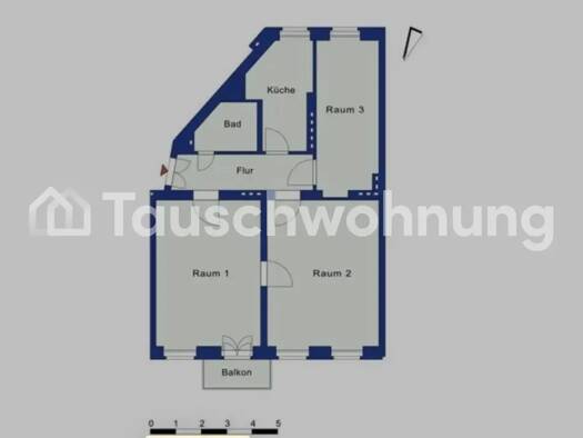 Wohnung zur Miete Tauschwohnung 610 € 3 Zimmer 90 m² 2. Geschoss Westend Berlin 14059