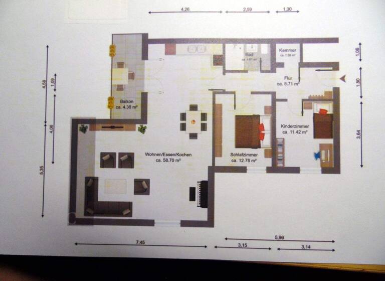 Wohnung zur Miete 2.100 € 3 Zimmer 102 m² frei ab sofort Otterfing 83624