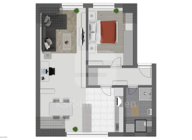 Wohnung zum Kauf 267.900 € 2 Zimmer 60 m² 4. Geschoss frei ab sofort Weidenpesch Köln / Weidenpesch 50737