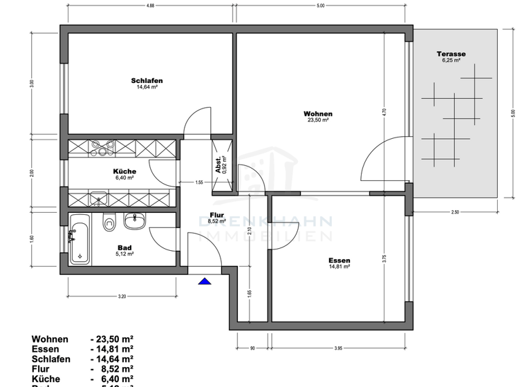 Wohnung zum Kauf 329.000 € 3 Zimmer 80,2 m² Lesserstraße 103C Wandsbek Hamburg 22049