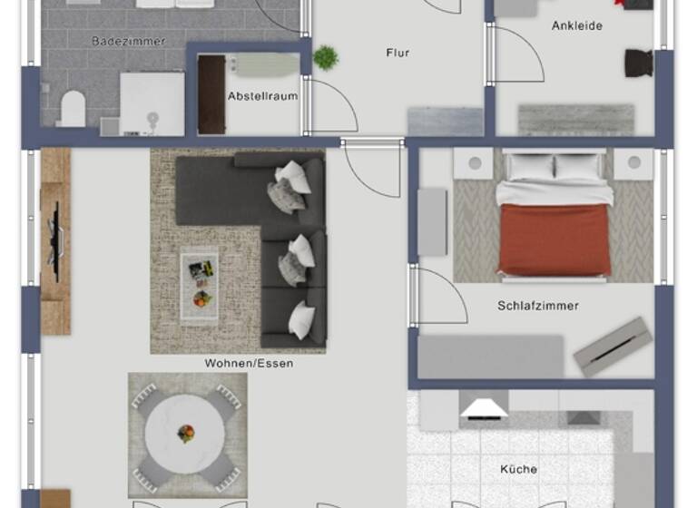 Wohnung zur Miete - Erstbezug 1.290 € 3 Zimmer 97,3 m² 1. Geschoss frei ab sofort Gartlage Osnabrück 49074