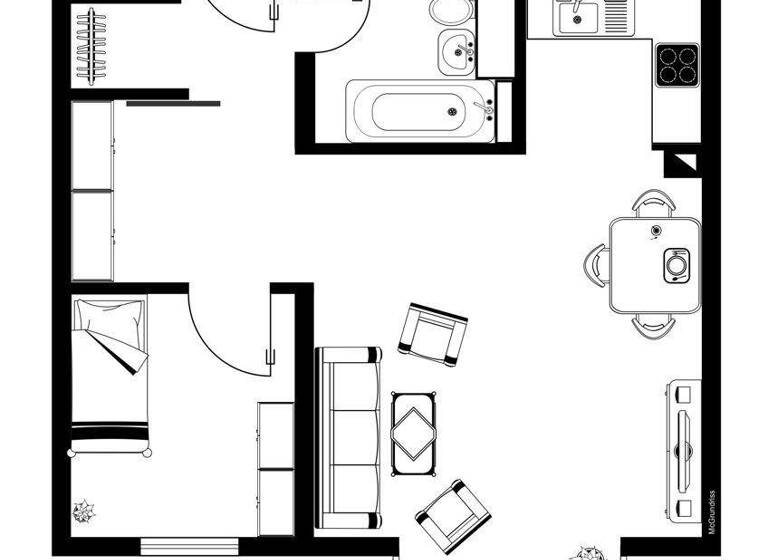 Wohnung zum Kauf 339.000 € 1,5 Zimmer 43,6 m² 4. Geschoss frei ab 01.04.2026 Neuhausen-Nymphenburg München 80636