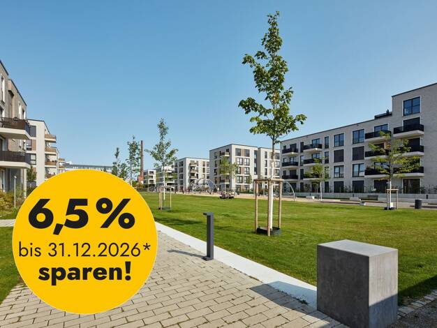 Wohnung zum Kauf - Erstbezug provisionsfrei 722.900 € 4 Zimmer 97,9 m² 3. Geschoss Hildegard-Knef-Straße 101 Heerdt Düsseldorf 40549