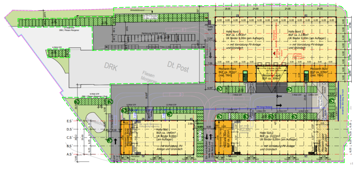 Halle/Industriefläche zur Miete 7.800 m²<br/>Lagerfläche ab 230 m²<br/>Teilbarkeit Hauptbahnhof Braunschweig 38126