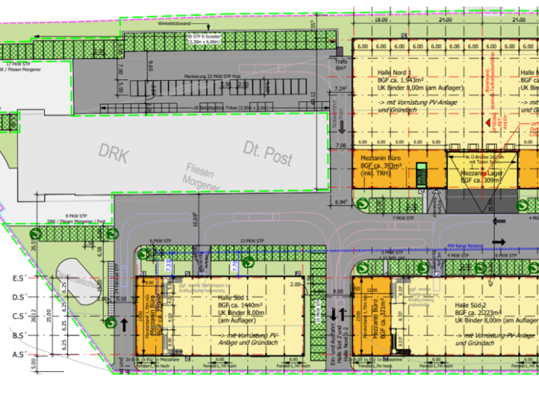 Halle/Industriefläche zur Miete 7.800 m² Lagerfläche teilbar ab 230 m² Braunschweig 38126