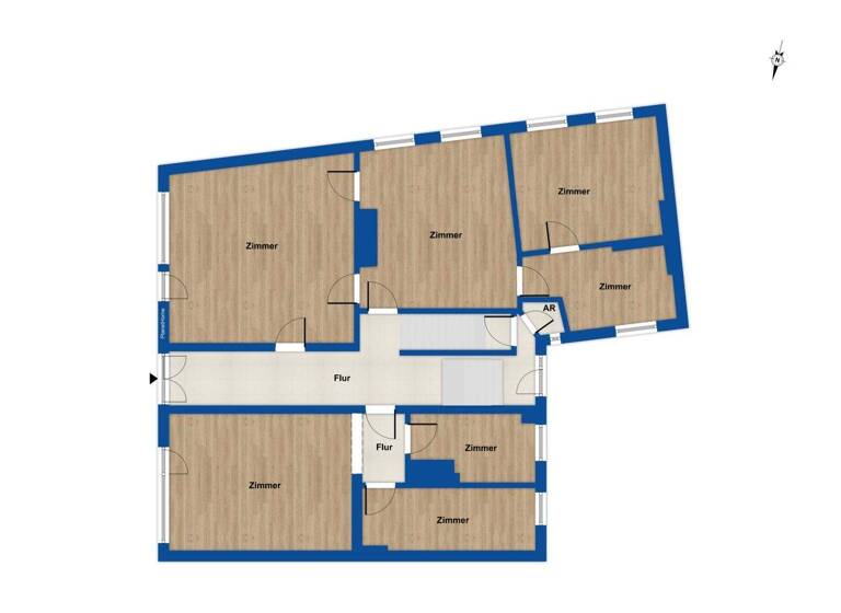Mehrfamilienhaus zum Kauf 900.000 € 30 Zimmer 600 m² 173 m² Grundstück Buckau Magdeburg 39104