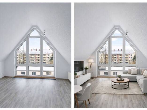 Wohnung zur Miete 520 € 2 Zimmer 51,4 m² 4. Geschoss Annaberger Straße 165 Altchemnitz Altchemnitz 09120