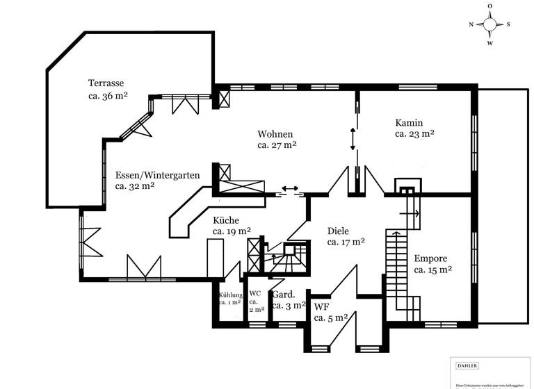 Villa zum Kauf 2.350.000 € 9 Zimmer 335 m² 1.264 m² Grundstück Wohldorf-Ohlstedt Hamburg / Wohldorf-Ohlstedt 22397