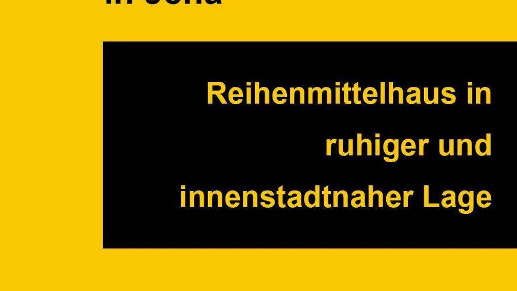 Reihenmittelhaus zum Kauf 349.000 € 3 Zimmer 93,6 m² 113 m² Grundstück Nord Jena 07743