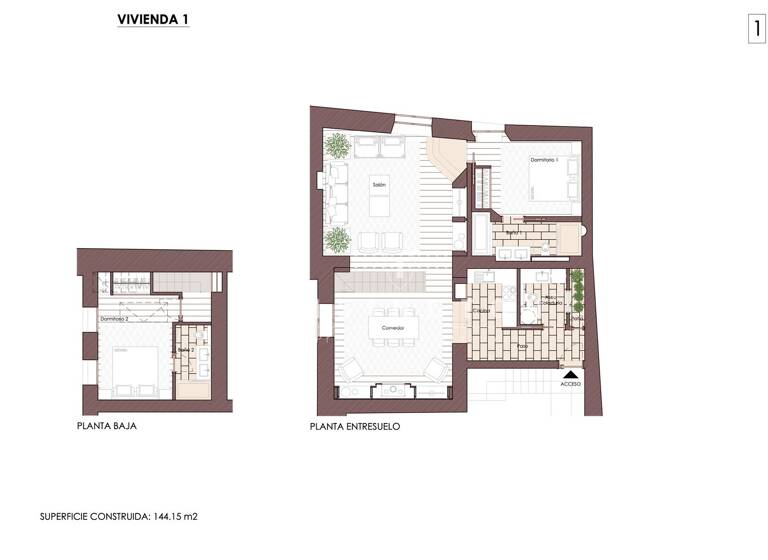 Wohnung zum Kauf - Erstbezug provisionsfrei 1.235.000 € 2 Zimmer 144 m² 1. Geschoss Palma 07001