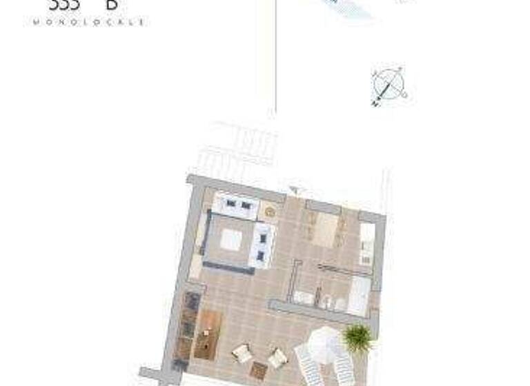 Studio zum Kauf - Erstbezug 230.000 € 1 Zimmer 43 m² frei ab sofort Baja Sardinia