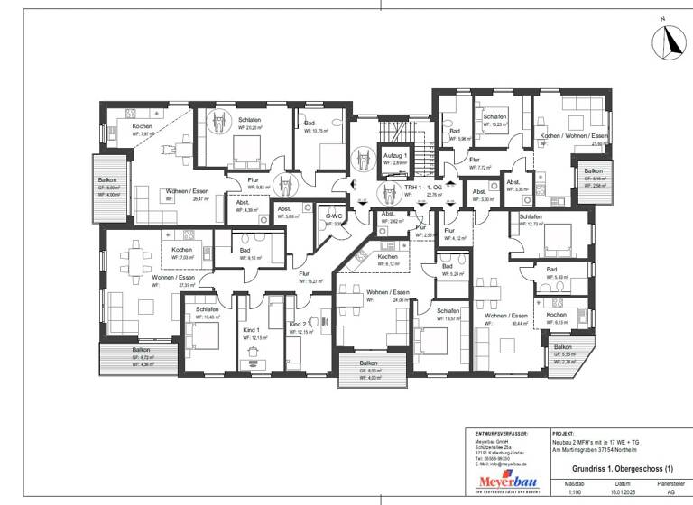 Wohnung zum Kauf - Erstbezug provisionsfrei 288.700 € 2 Zimmer 65 m² Northeim 37154