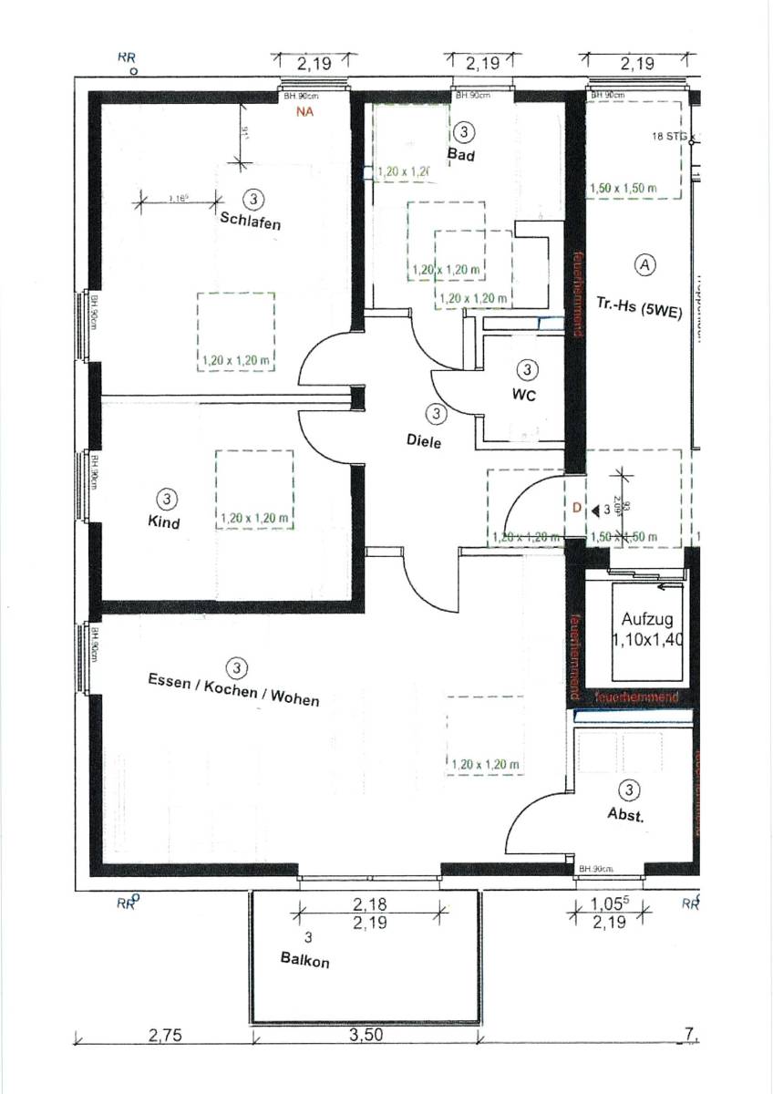 Wohnung zum Kauf 383.000 € 3 Zimmer 91,8 m²<br/>Wohnfläche ab sofort<br/>Verfügbarkeit Krechting Rhede / Krechting 46414