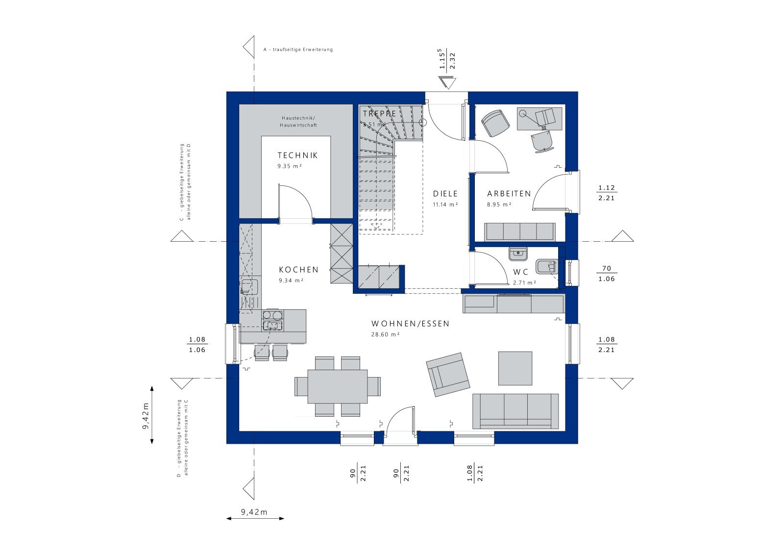 Einfamilienhaus zum Kauf 485.300 € 6 Zimmer 143 m²<br/>Wohnfläche 630 m²<br/>Grundstück Dombühl Dombühl 91601