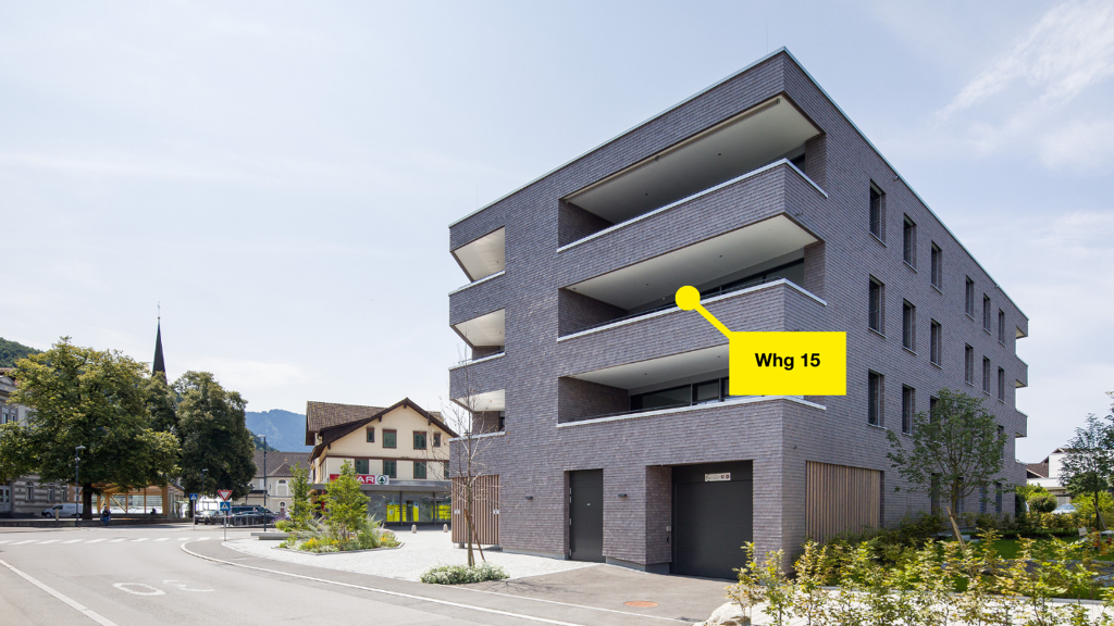 Terrassenwohnung zum Kauf - Erstbezug 537.000 € 3 Zimmer 73,2 m² 2. Geschoss Sebastianstraße 1 Feldkirch 6800