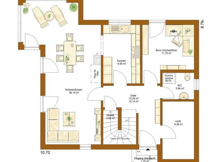 Einfamilienhaus zum Kauf provisionsfrei 685.000 € 5,5 Zimmer 142 m²<br/>Wohnfläche 730 m²<br/>Grundstück Laufenburg Laufenburg (Baden) 79725