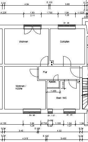 Wohnung zur Miete 470 € 2 Zimmer 66,7 m²<br/>Wohnfläche Dranske Dranske 18556