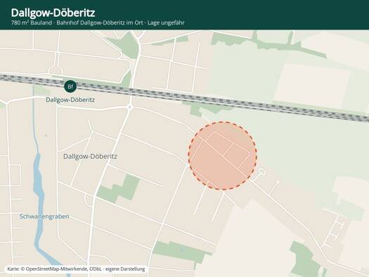 Grundstück zum Kauf 210.000 € 780 m² Grundstück Dallgow Dallgow-Döberitz 14624
