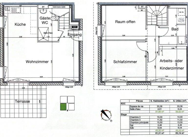 Haus zum Kauf 360.000 € 4 Zimmer 81 m² 142 m² Grundstück Friedlingen Weil am Rhein 79576