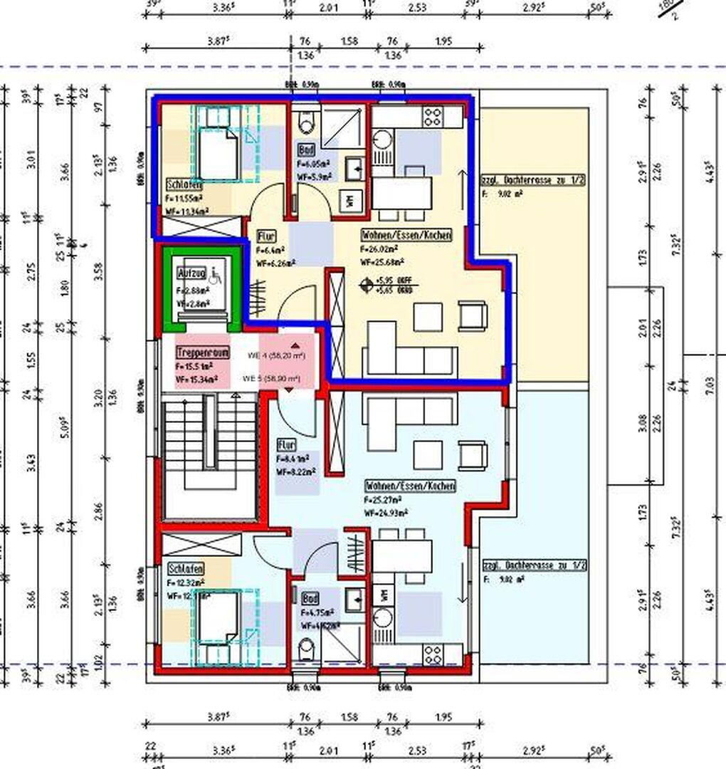 Terrassenwohnung zum Kauf provisionsfrei 199.950 € 2 Zimmer 58,2 m²<br/>Wohnfläche 2.<br/>Geschoss 01.12.2025<br/>Verfügbarkeit Mindenerstr. 11 Salder Salzgitter OT Salder 38229