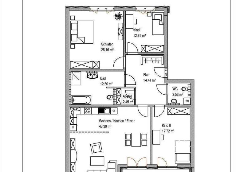 Wohnung zum Kauf - Erstbezug provisionsfrei 547.500 € 4 Zimmer 143,7 m² EG frei ab sofort Schloßchemnitz Chemnitz 09113