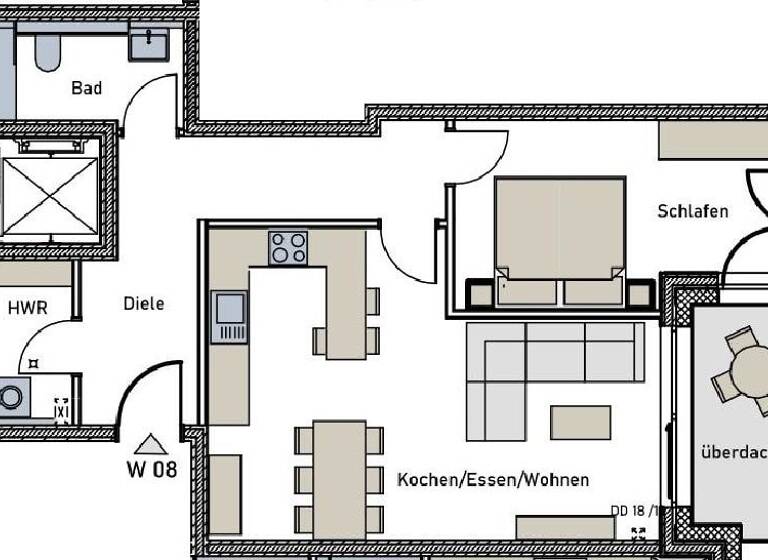 Wohnung zum Kauf provisionsfrei 358.800 € 2 Zimmer 66,7 m² Trier-West-Pallien Trier 54294