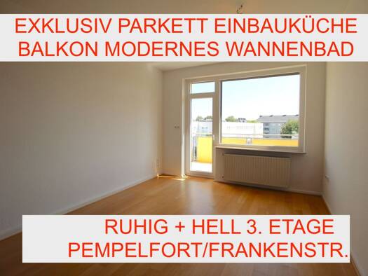 Wohnung zur Miete 740 € 2 Zimmer 53 m² 3. Geschoss Derendorf Stadtbezirk 1 40476