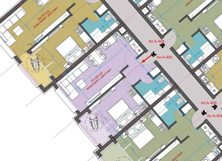 Studio zum Kauf 80.875 € 2 Zimmer 64,7 m² Bansko