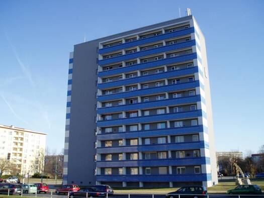 Wohnung zur Miete 267 € 2 Zimmer 51,4 m² 10. Geschoss frei ab sofort Virchowstraße 60 Hoyerswerda 02977