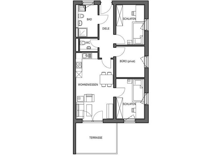 Wohnung zum Kauf - Erstbezug 556.900 € 3 Zimmer 72 m² Fahrenzhausen 85777