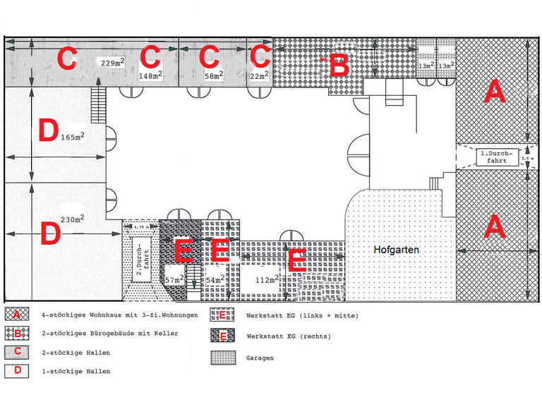 Mehrfamilienhaus zum Kauf als Kapitalanlage geeignet 1.420.000 € 2.406 m² 2.379 m² Grundstück Delitzscher Straße 40 Freiimfelde Halle Saale 06112