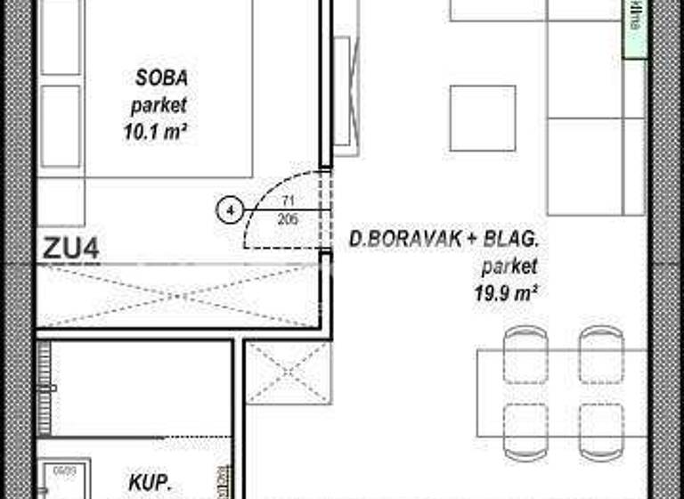 Wohnung zum Kauf 162.000 € 2 Zimmer 46 m² 2. Geschoss Cakovec