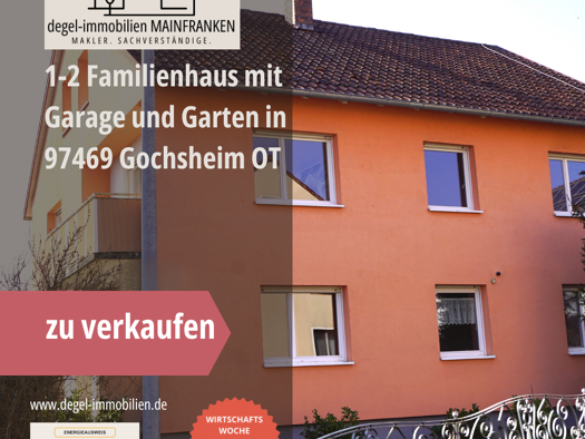 Mehrfamilienhaus zum Kauf 359.000 € 8 Zimmer 170 m² 591 m² Grundstück frei ab sofort Gochsheim 97469
