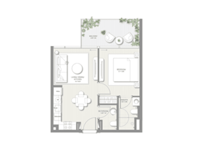 Wohnung zum Kauf - Erstbezug provisionsfrei 262.450 € 2 Zimmer 53,7 m² Dubai 00000