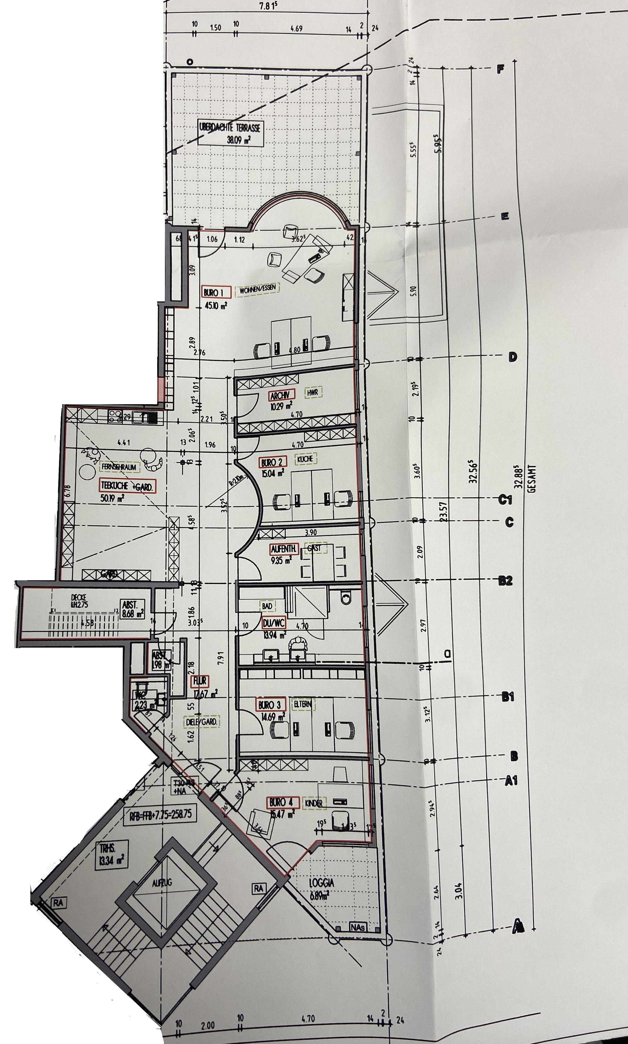 Büro-/Praxisfläche zur Miete provisionsfrei 9 € 198 m²<br/>Bürofläche Robert Bosch Str. 1 Schorndorf - Innenstadt Schorndorf 73614