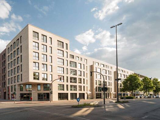 Wohnung zur Miete 1.100 € 2 Zimmer 48,5 m² 4. Geschoss frei ab sofort Ahrensburger Strasse 99 Wandsbek Hamburg 22041