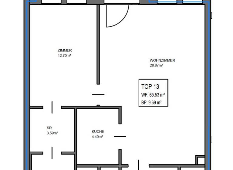 Wohnung zum Kauf 360.000 € 2 Zimmer 65,5 m² 2. Geschoss Gersthofer Straße Wien 1180