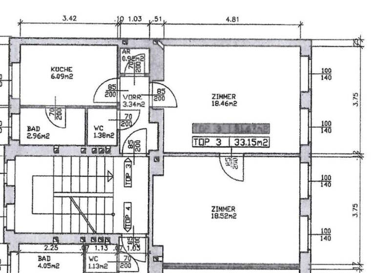 Wohnung zum Kauf 250.000 € 2 Zimmer 54,4 m² Wien 1020