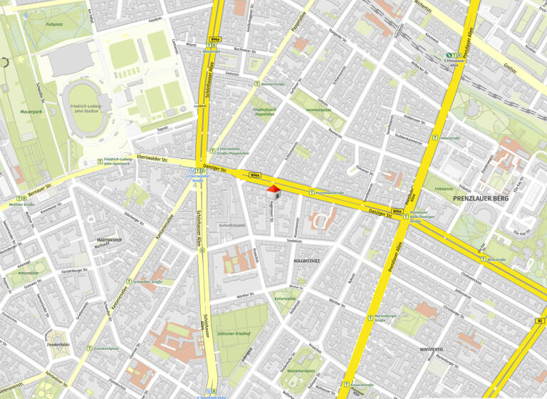 Bürofläche zur Miete 2.215 € 2 Zimmer 88,6 m²<br/>Bürofläche Hagenauer Straße 7 Prenzlauer Berg Berlin 10435