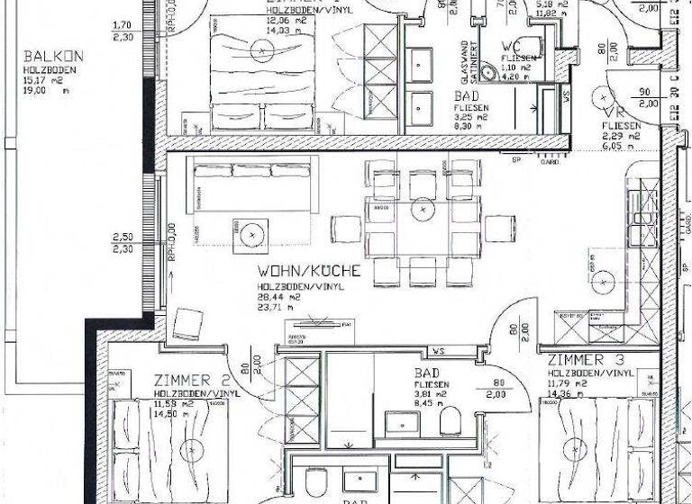 Wohnung zum Kauf 650.000 € 4 Zimmer 83,1 m² 1. Geschoss Kaprun 5710