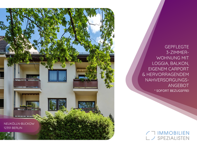 Wohnung zum Kauf 315.000 € 3 Zimmer 83,1 m² 3. Geschoss Buckow Berlin 12351