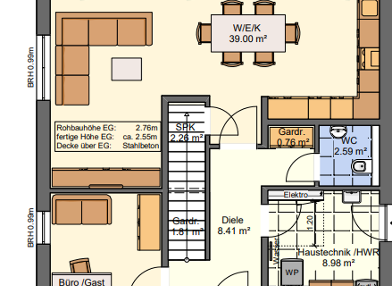 Haus zum Kauf provisionsfrei 550.565 € 150 m² 600 m² Grundstück Osburg 54317