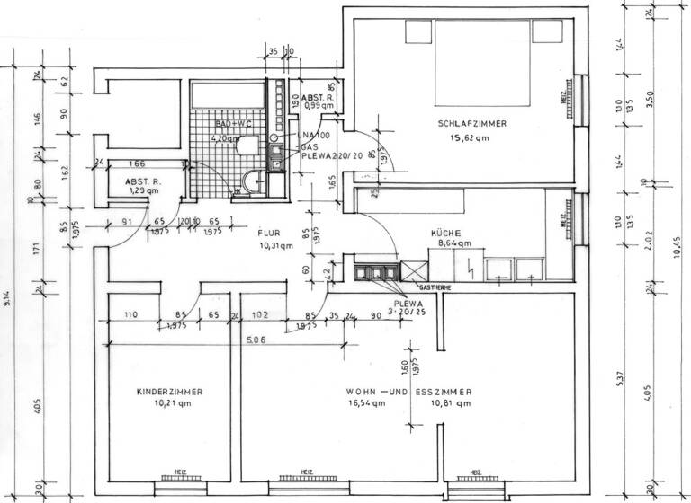 Wohnung zur Miete 642 € 3,5 Zimmer 79,9 m² 6. Geschoss Mitte Ludwigshafen am Rhein 67059