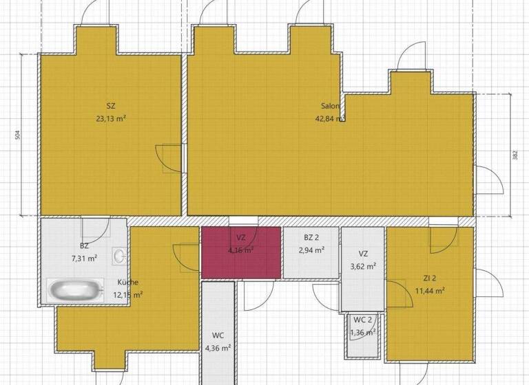 Wohnung zur Miete 1.463 € 3 Zimmer 3. Geschoss Wien 1180